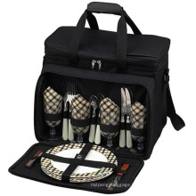 Cooler Picnic Bag Outdoors Insulated Picnic Basket Set